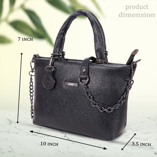 The Chain Reaction Genuine Leather Handbag Purse for Women