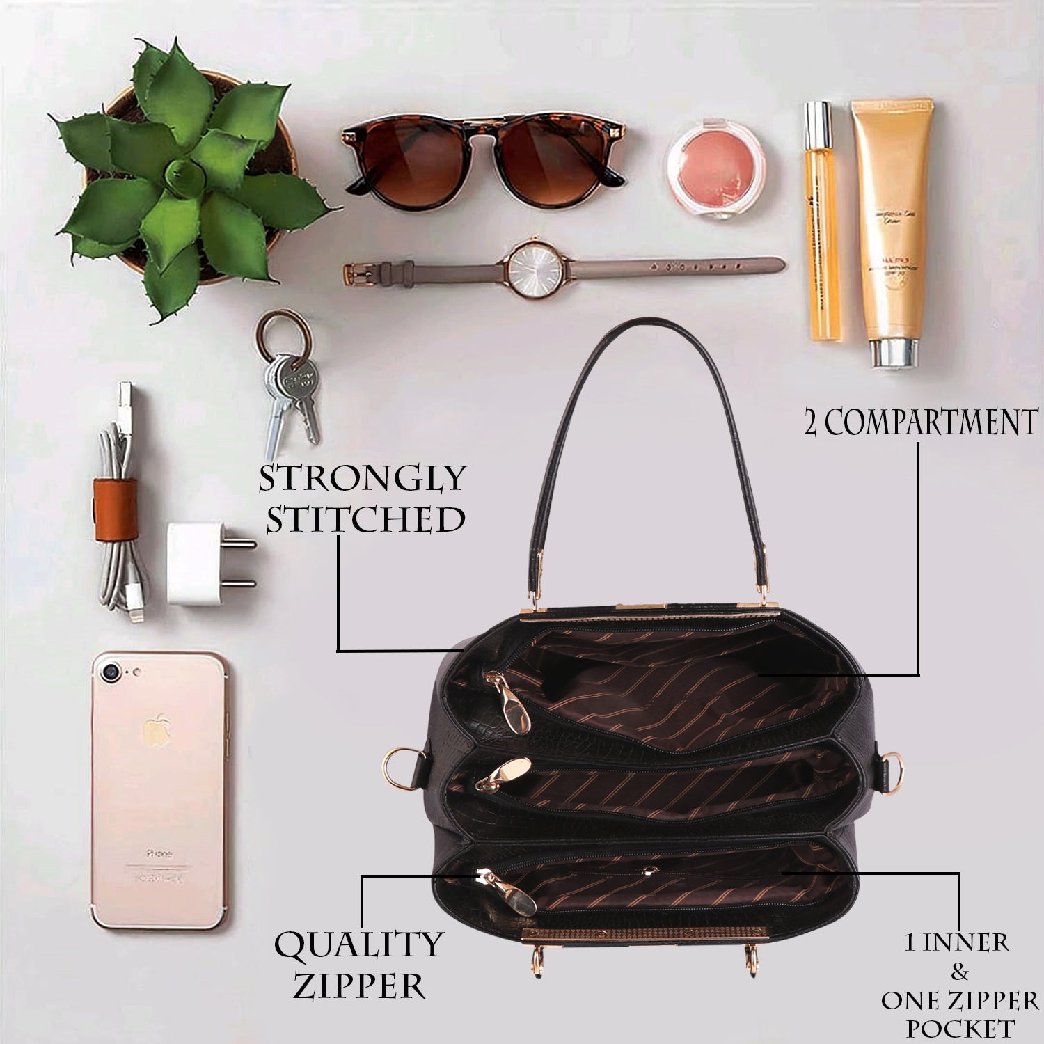 Urban Explorer Genuine Leather Handbags for Women & Girls