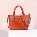 The Chain Reaction Genuine Leather Handbag Purse for Women