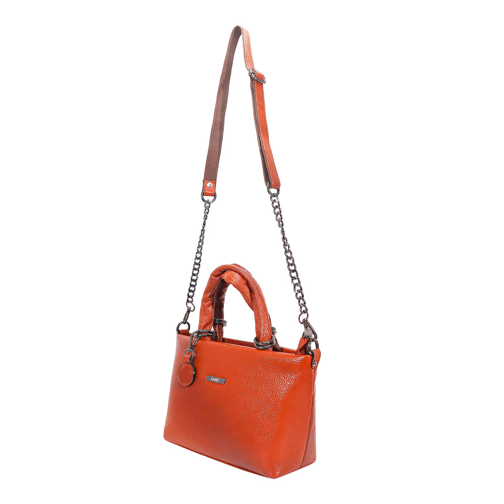 The Chain Reaction Genuine Leather Handbag Purse for Women