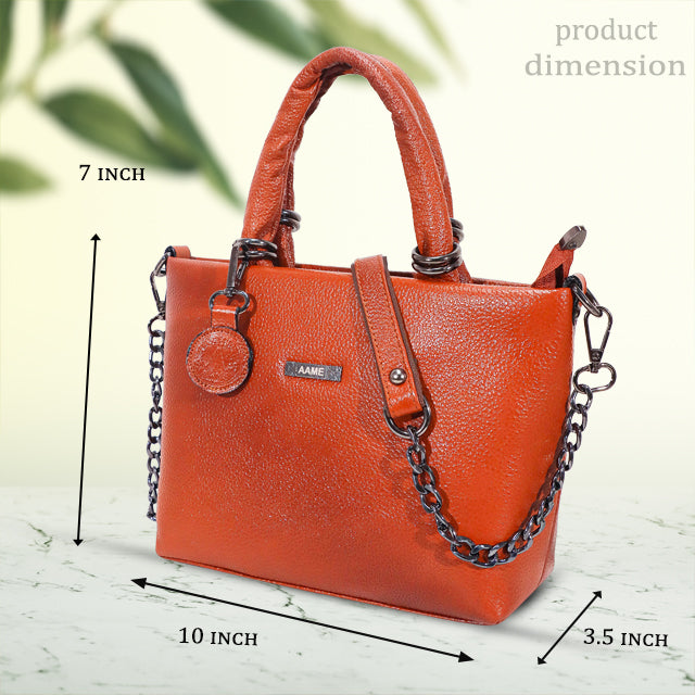 The Chain Reaction Genuine Leather Handbag Purse for Women