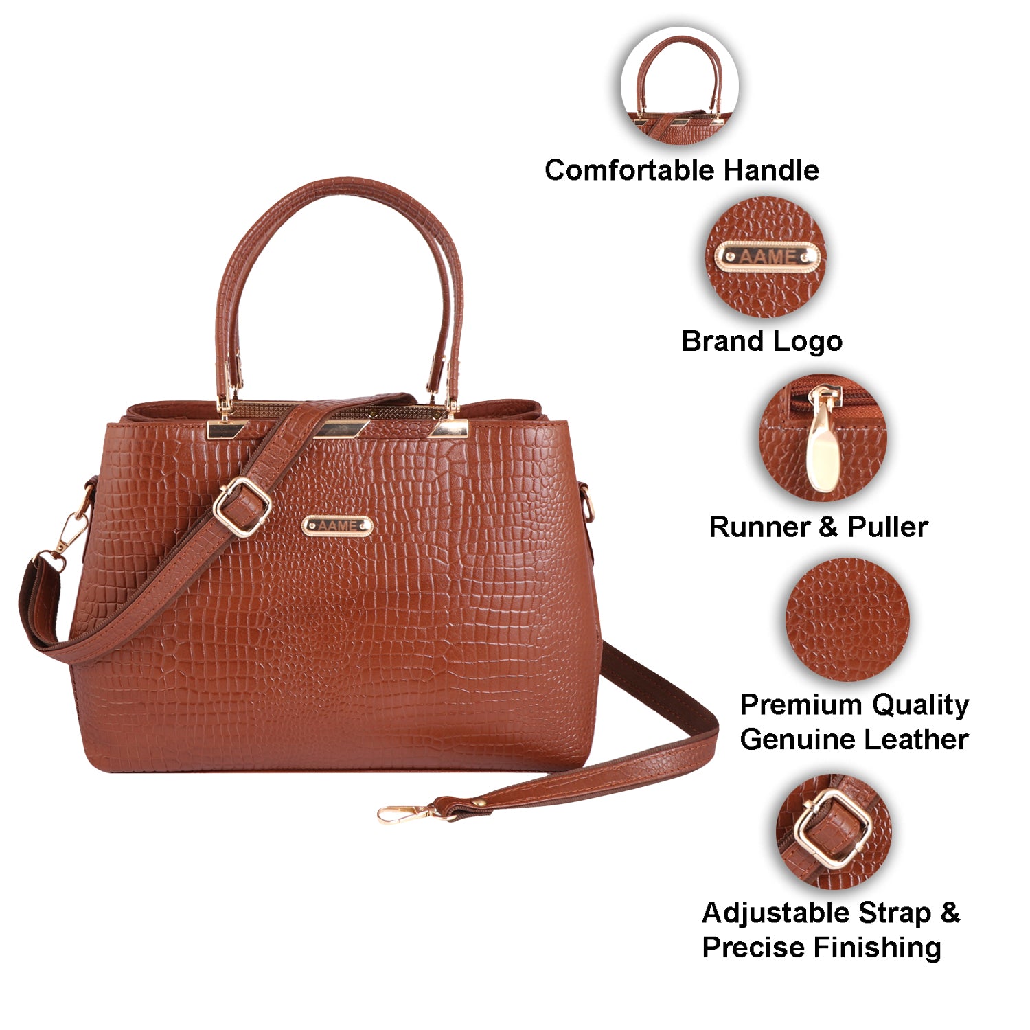 Urban Explorer Genuine Leather Handbags for Women & Girls