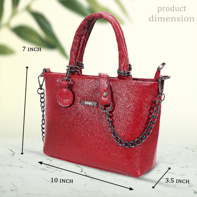 The Chain Reaction Genuine Leather Handbag Purse for Women
